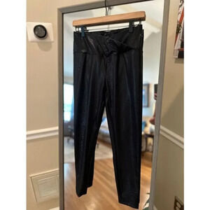 White Birch Faux Leather High Waisted Leggings Medium